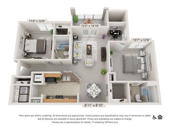 B2 Floor Plan at Tradition at Stonewater, Cary