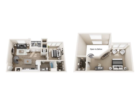 A12 Floor Plan at Pearl DTC, Colorado, 80237