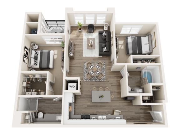 B3 Floor Plan at Pearl DTC, Colorado, 80237