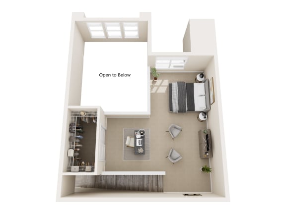 B9 Floor Plan at Pearl DTC, Denver, CO