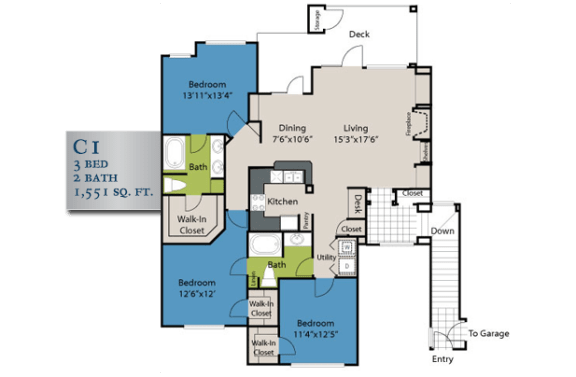 C1 Floor Plan