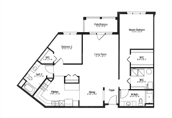 A black and white image of a house floor plan.