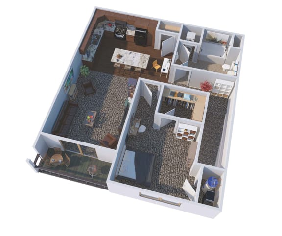 a floor plan of a house
