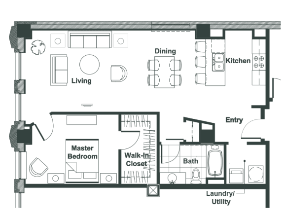 the floor plan of residence inn by marriott rocklin roseville