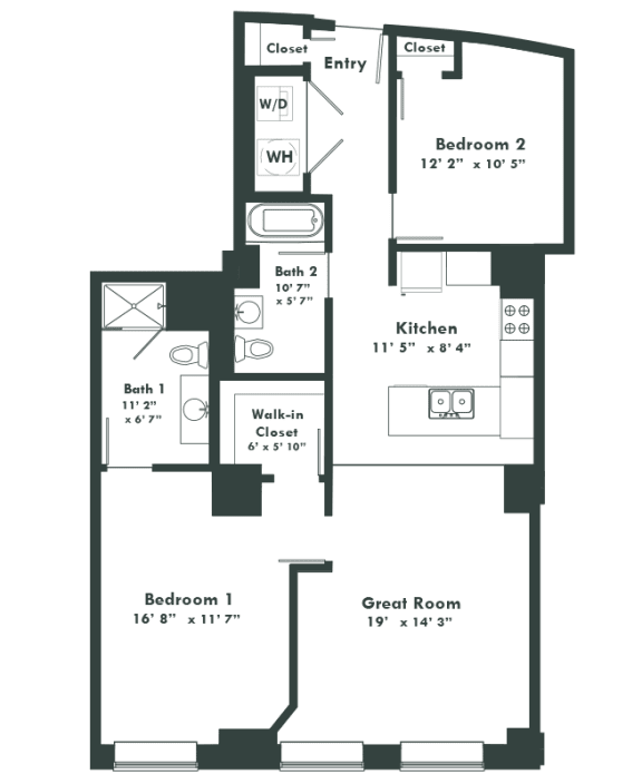 the floor plan of residence villa carlotta