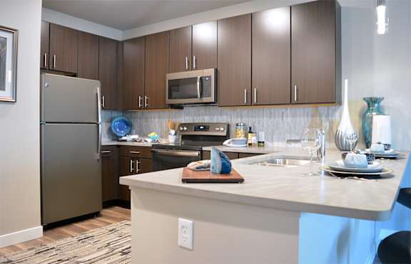 Kitchen view at 5300 Centre, St. Peters
