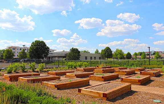 Rooftop area viewat 5300 Centre, St. Peters, Missouri