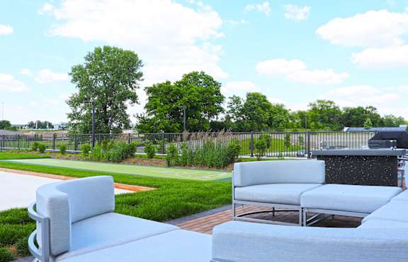 Rooftop greenery at 5300 Centre, St. Peters, MO