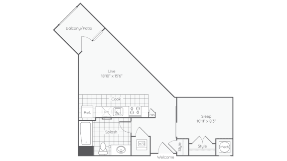 floor plan  the residences at sawmill park apartments in