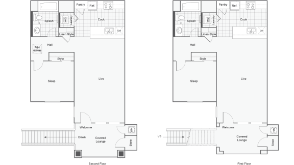 floor plan of a house  at Arrive at Rancho Belago, California, 92555