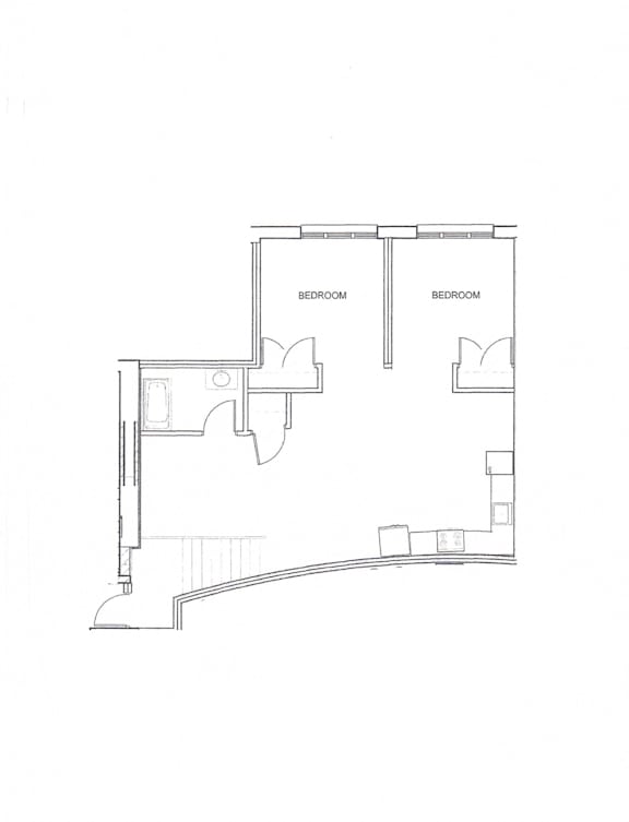 Floor plans for unit 3-13