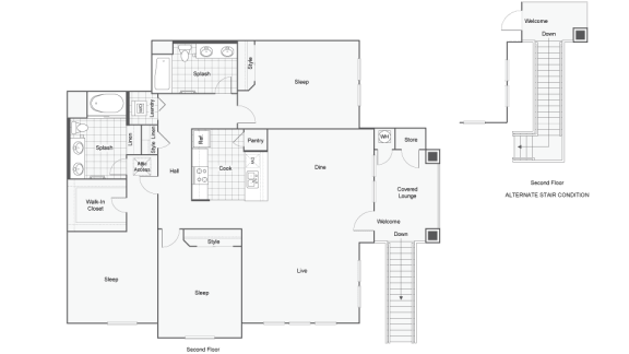 floor plan at Arrive at Rancho Belago, Moreno Valley, 92555