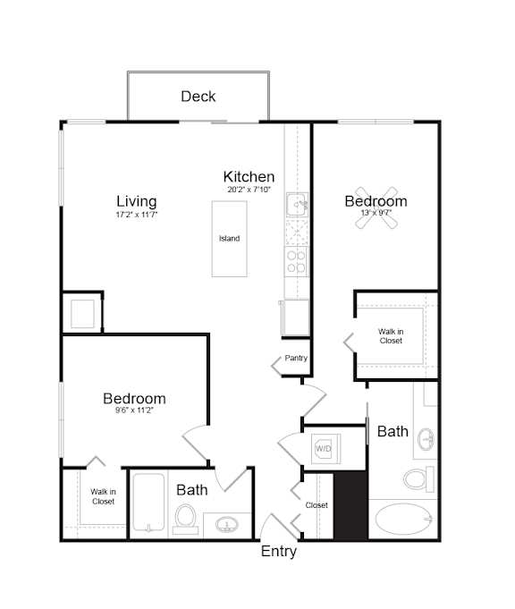 C5 floor plan at Track 29 Apartments, Minneapolis, Minnesota