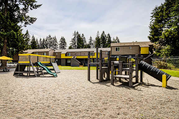 our playground is equipped with a variety of equipment for kids to enjoy