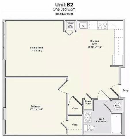 B2 Floor Plan at Lofts at 335, Stratford