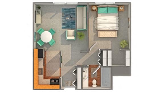 Avon Floor Plan at ReNew Aurora, Aurora, IL, 60506