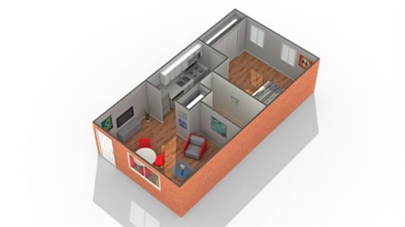 Ashland Floor Plan at The Hinsdale, Hinsdale, 60521