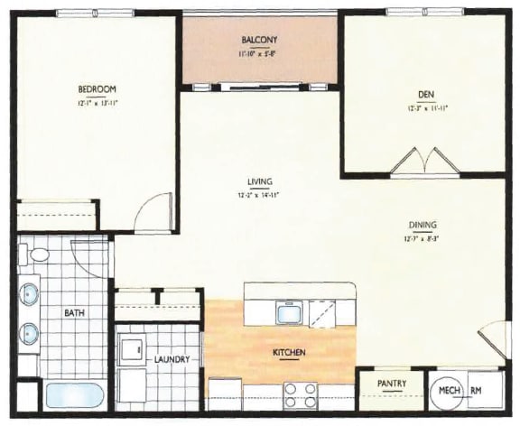 Floorplan - The Denley at Mallory Ridge, Bloomfield, Connecticut