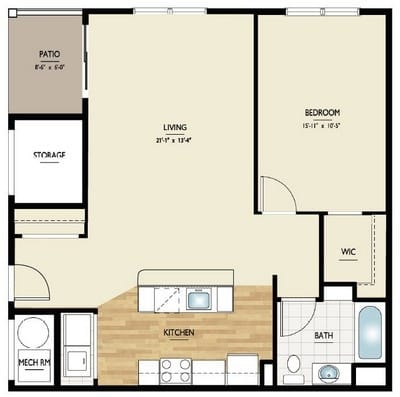 cottage grove Floor Plan at Mallory Ridge, Bloomfield, CT