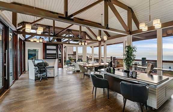 leasing office interior