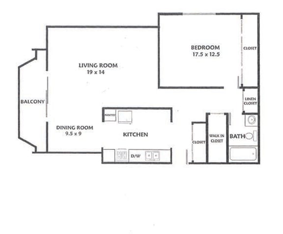 Floor Plan at The Reserve on Washington, Illinois