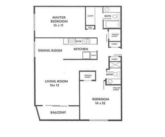 Floor Plan at The Reserve on Washington, Illinois