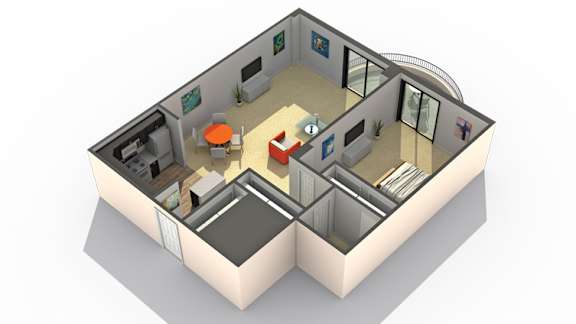 Six 75 Floor Plan at ReNew Wheaton Center, Illinois
