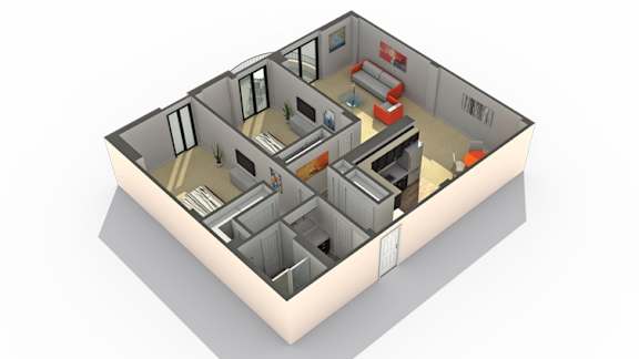 Ten 90 Floor Plan at ReNew Wheaton Center, Wheaton Illinois