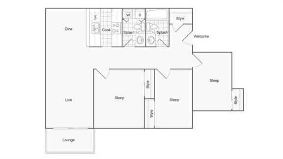 Aspen Floor Plan at The Clubhouse at Port Orchard, Washington
