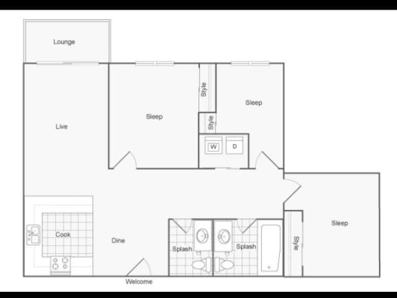 Floor Plan  Maple Floor Plan at The Clubhouse at Port Orchard, Washington, 98366