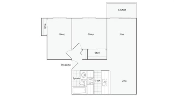 Mardrona Floor Plan at The Clubhouse at Port Orchard, Port Orchard, Washington