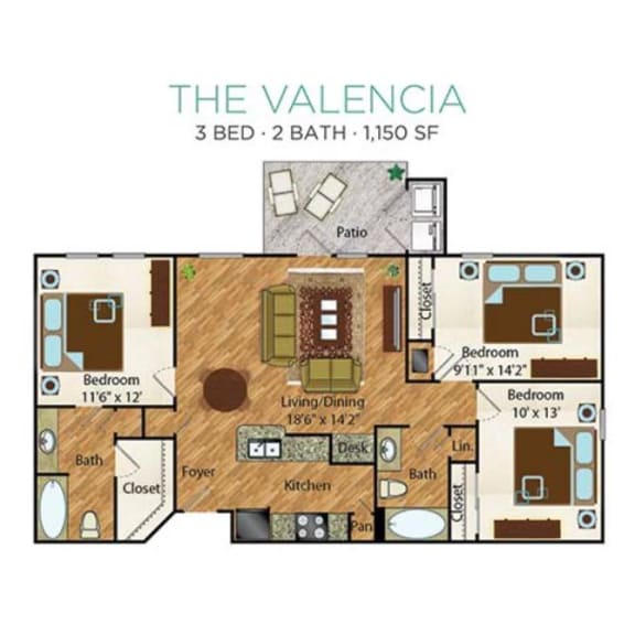 Floor Plan  The Valencia