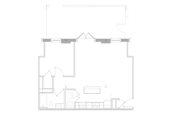 104 Floorplan at Swiss Village, Kentucky