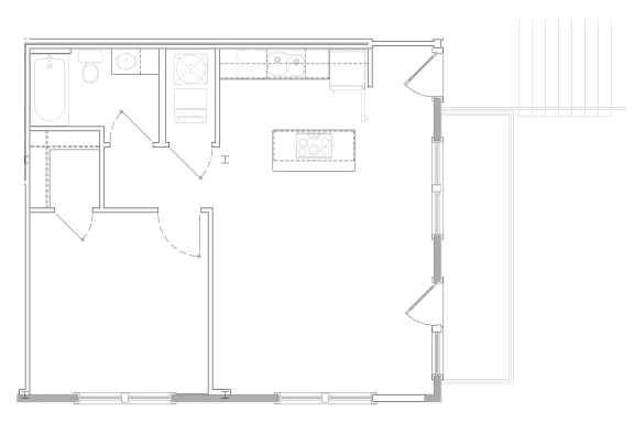 201 Floorplan at Swiss Village, Louisville, KY