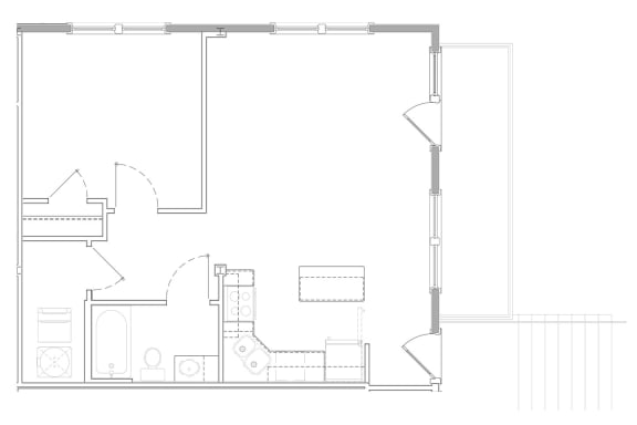 202 Floorplan at Swiss Village, Louisville