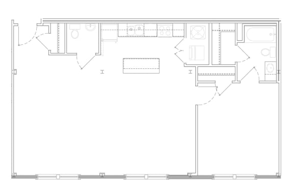 203 Floorplan at Swiss Village, Louisville, 40217