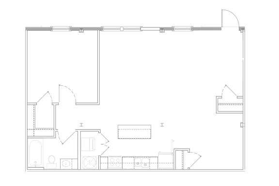 204 Floorplan at Swiss Village, Louisville, Kentucky