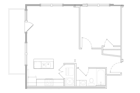 206 Floorplan at Swiss Village, Kentucky, 40217