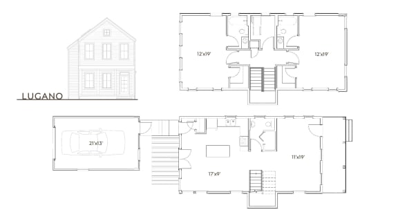 Lugano Floorplan at Swiss Village, Kentucky