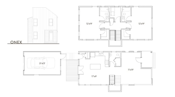 Onex Floorplan at Swiss Village, Louisville, KY, 40217