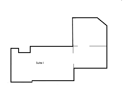 a schematic diagram of a stairwell with a safe door