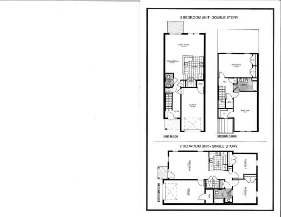 Floor Plans of Crossroads in Pottstown PA
