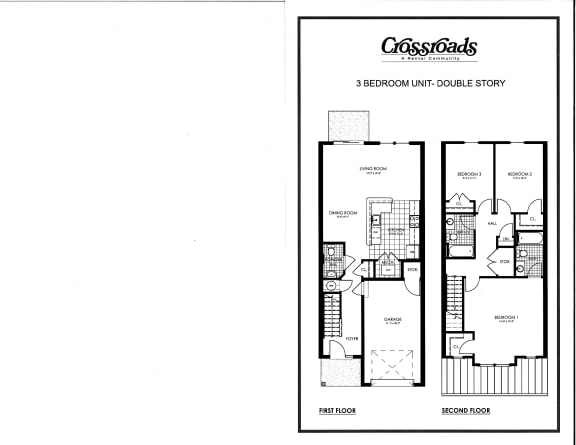Floor Plans of Crossroads in Pottstown PA