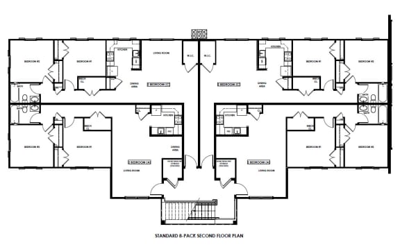 a floor plan of a house
