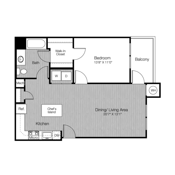 1 bed 1 bath H at Metro 303, Hempstead, NY 11550