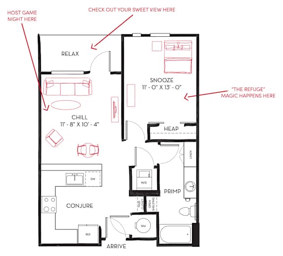 1 bed 1 bath 1 bed 1 bath at Regatta Sloans Lake Apartments, Denver, 80204