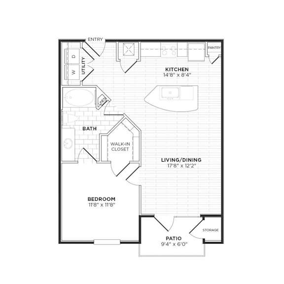 A3A Floorplan at Agave, San Antonio, 78205