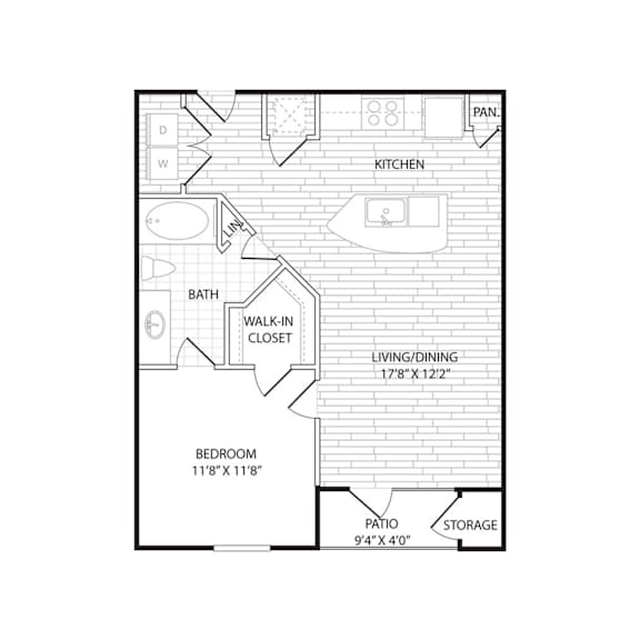 A3H Floorplan at Agave, Texas, 78205