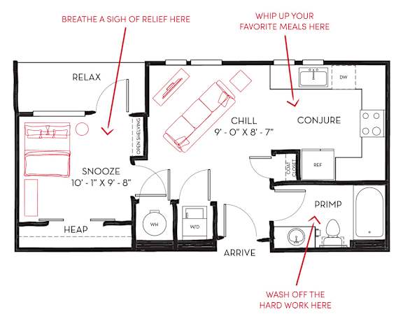 1 bed 1 bath M 1 bed 1 bath M at Regatta Sloans Lake Apartments, Denver, CO