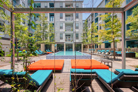Clear pool view2 at Agave, San Antonio, TX, 78205